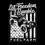 LET FREEDOM RUMBLE - RAT ROD - FRONT/BACK PRINT