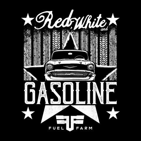 RED WHITE AND GASOLINE - CLASSIC CAR 1