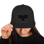 FUEL FARM - Snapback Hat - BLACK LOGO